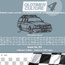 OldtimerCulture #4 | 100 Vehicles, 100 Charcoal Sketches | Limited to 300 Copies