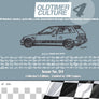 OldtimerCulture #4 | 100 Vehicles, 100 Charcoal Sketches | Limited to 300 Copies
