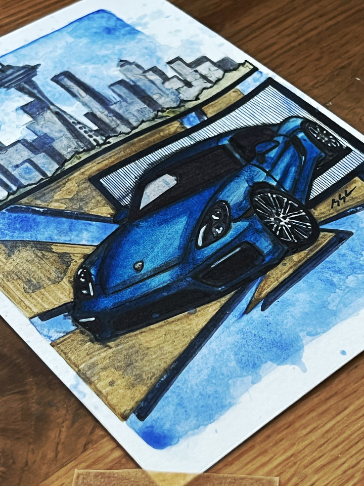 Inspiration from @mr..981gts’s Cayman GTS| Handmade Artwork