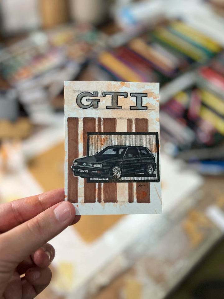 Inspiration from @joanamarieroth’s Golf GTI | Handmade Artwork