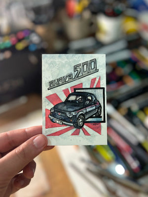 BESPOKE Handmade ARTWORK For Your Car (A7 size)