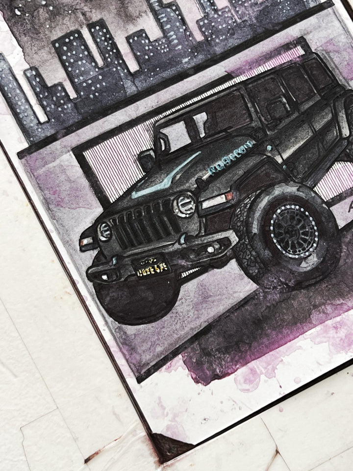 Inspiration from @moxe_rhino_the_4xe’s Jeep| Handmade Artwork