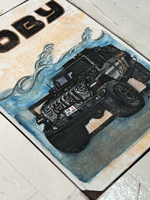 Inspiration from @moby_jeep’s Gladiator| Handmade Artwork