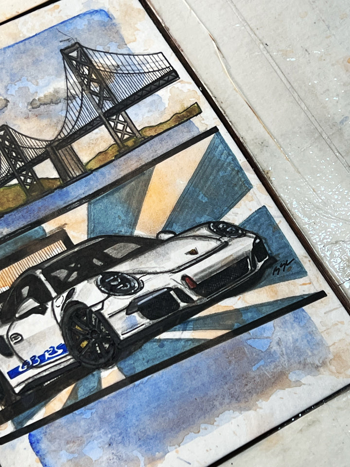 Inspiration from @gee3rs’s 991 GT3 RS| Handmade Artwork