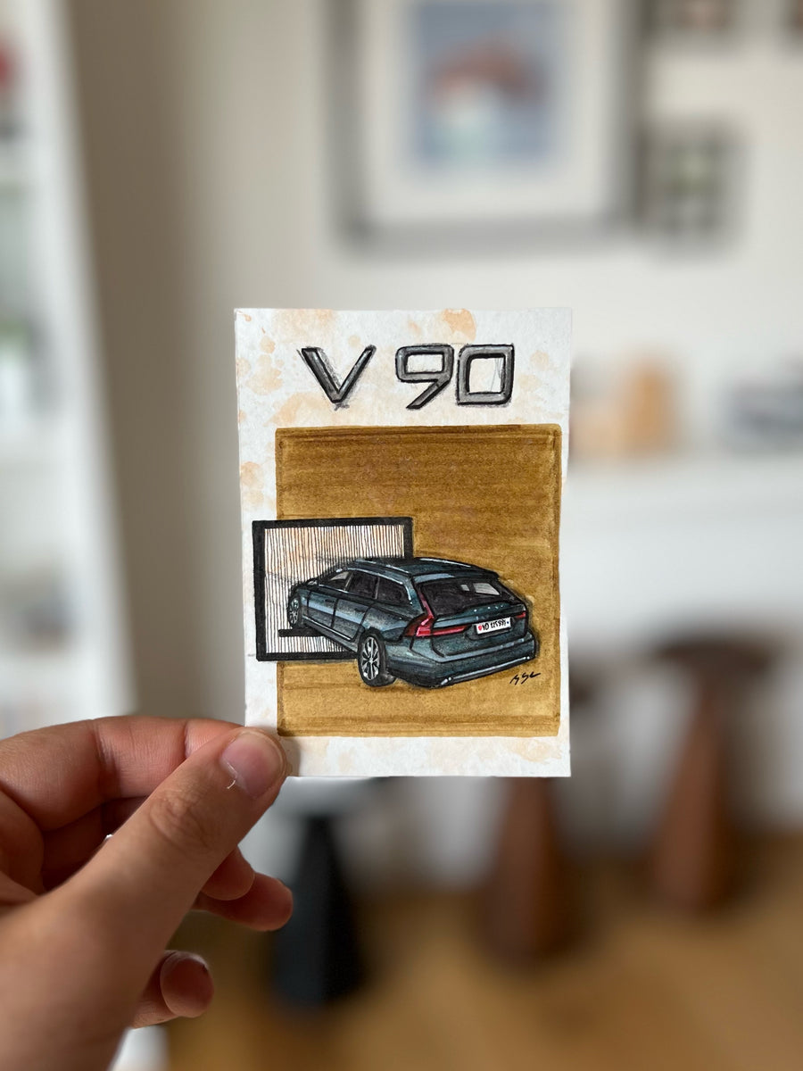 Inspiration from @alex_mrkln’s Volvo V90 | Handmade Artwork