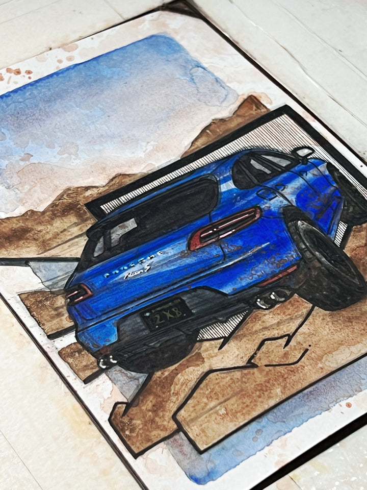 Inspiration from @macan_simon’s Porsche Macan S| Handmade Artwork