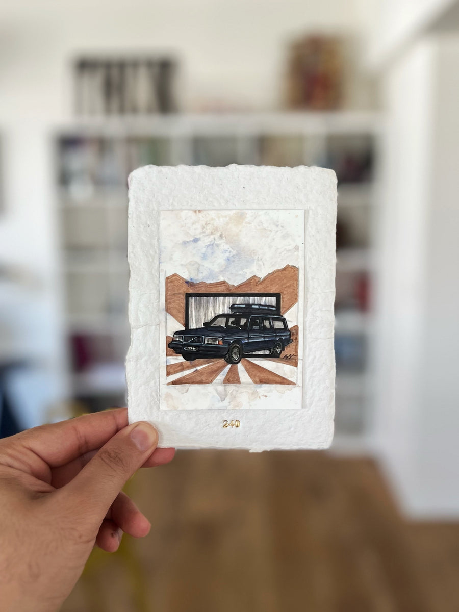 Inspiration from @240_kurt’s Volvo 240 Wagon | Handmade Artwork