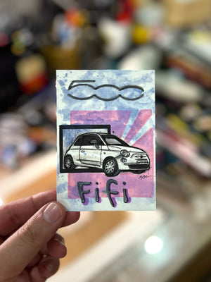 Inspiration from @f18t_smr’s Fiat 500 | Handmade Artwork