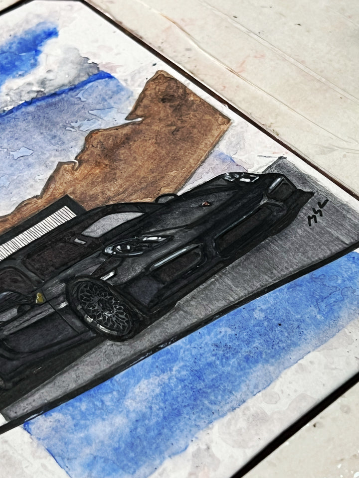 Inspiration from @stockgt4’s Cayman GT4| Handmade Artwork