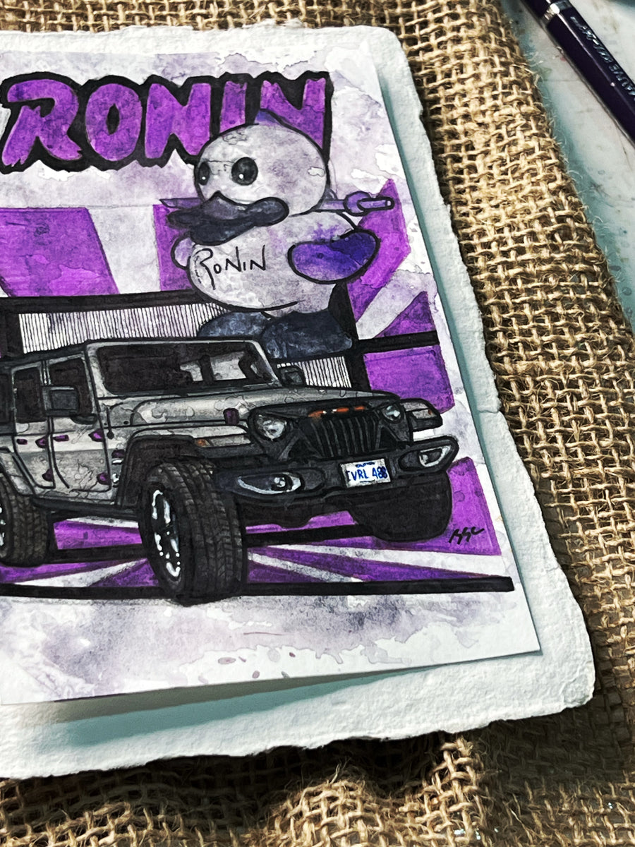 Inspiration from @ronin_unlimited’s Jeep| Handmade Artwork