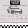 OldtimerCulture #3 | 100 Vehicles, 100 Charcoal Sketches | Limited to 300 Copies