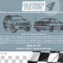 OldtimerCulture #4 | 100 Vehicles, 100 Charcoal Sketches | Limited to 300 Copies