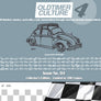 OldtimerCulture #4 | 100 Vehicles, 100 Charcoal Sketches | Limited to 300 Copies