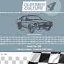 OldtimerCulture #4 | 100 Vehicles, 100 Charcoal Sketches | Limited to 300 Copies