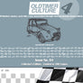 OldtimerCulture #4 | 100 Vehicles, 100 Charcoal Sketches | Limited to 300 Copies