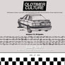 OldtimerCulture #3 | 100 Vehicles, 100 Charcoal Sketches | Limited to 300 Copies