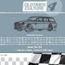 OldtimerCulture #4 | 100 Vehicles, 100 Charcoal Sketches | Limited to 300 Copies