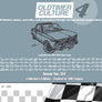 OldtimerCulture #4 | 100 Vehicles, 100 Charcoal Sketches | Limited to 300 Copies