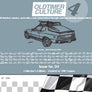 OldtimerCulture #4 | 100 Vehicles, 100 Charcoal Sketches | Limited to 300 Copies