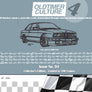 OldtimerCulture #4 | 100 Vehicles, 100 Charcoal Sketches | Limited to 300 Copies