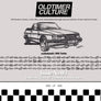 OldtimerCulture #3 | 100 Vehicles, 100 Charcoal Sketches | Limited to 300 Copies