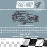 OldtimerCulture #4 | 100 Vehicles, 100 Charcoal Sketches | Limited to 300 Copies