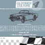 OldtimerCulture #4 | 100 Vehicles, 100 Charcoal Sketches | Limited to 300 Copies