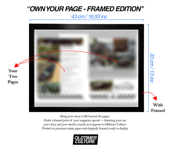 w126_500se's W126 - Framed Magazine Page Prints Edition