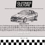 OldtimerCulture #3 | 100 Vehicles, 100 Charcoal Sketches | Limited to 300 Copies