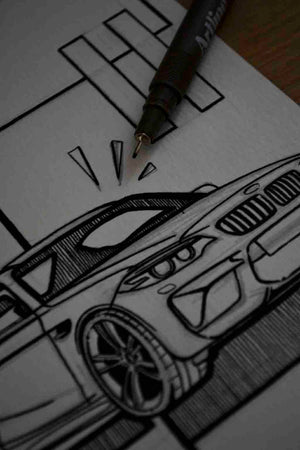 Inspiration from @m2_lbb /BMW M2 Handmade Artwork and Coloring Pages (Option Puzzle)