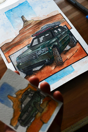 Inspiration from @southern_rovers's Range Rover HSE / Handmade Artwork