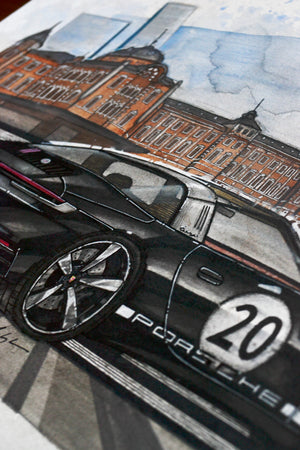 Inspiration from @rr_mallorca's 991 Speedster- 356 B- 992 Targa 4S/ Handmade Artwork