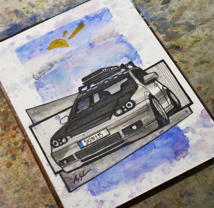 Inspiration from @tanklin_mendoza's Santa Fe & Golf MK4/ Handmade Artwork