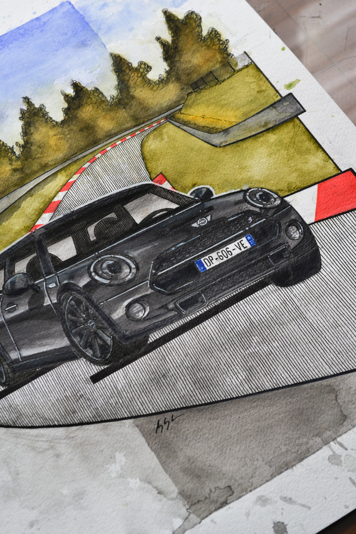 Inspiration from @nestea16's Cooper S/ Handmade Artwork