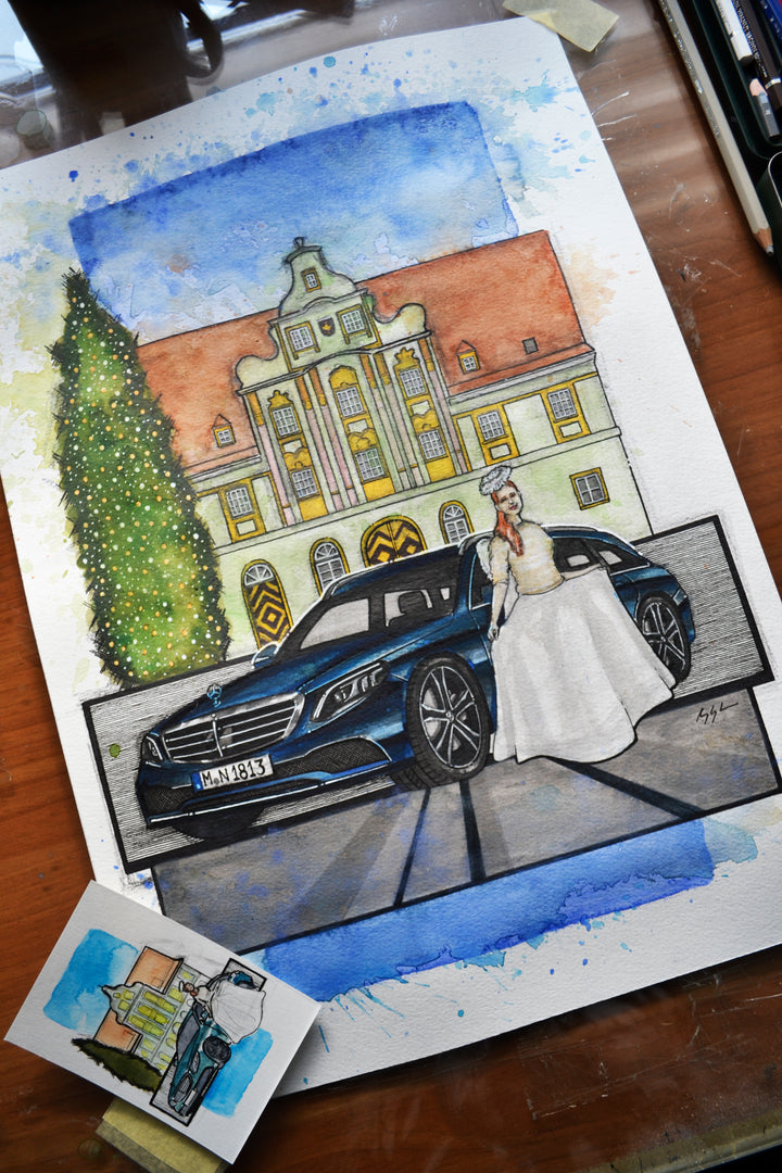 Inspiration from @vergiss_meinnicht-mbclassic_fan's S205 / Handmade Artwork