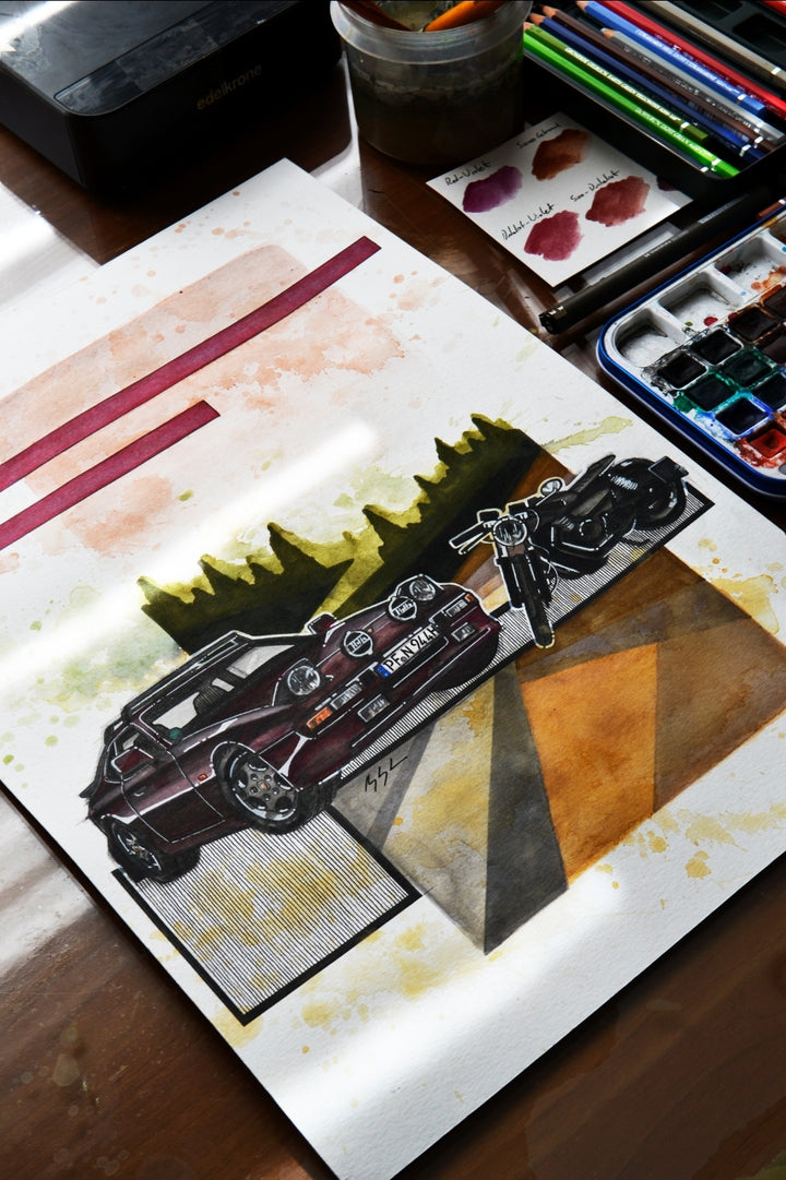 Inspiration from @hub_raum_ 's 944 / Handmade Artwork