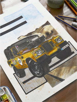 Inspiration from @weekend_overlander 's Land Rover / Handmade Artwork