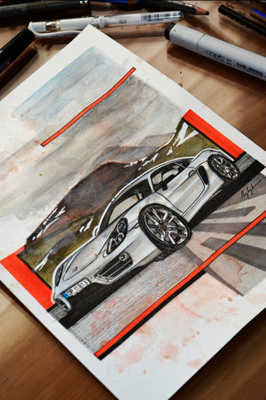 Inspiration from @the981experience 's 981 Cayman/ Handmade Artwork