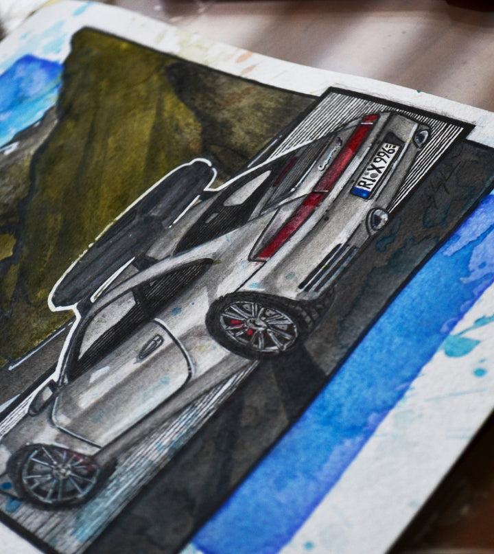 Inspiration from @janfelixh's Porsche 996 / Handmade Artwork