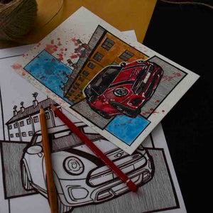 Inspiration from @j99_jpv /MINI F56 Handmade Artwork and Coloring Pages (Option Puzzle)