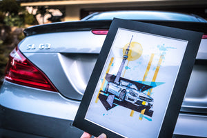 BESPOKE Handmade ARTWORK For Your Car (A5-A4-A3-A2-A1 and A0 Size)