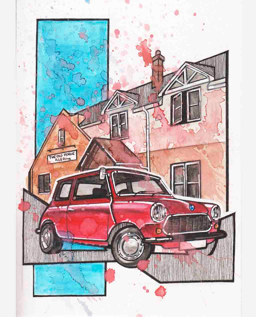 Inspiration from @classicminirosie /MINI Handmade Artwork and Coloring Pages (Option Puzzle)
