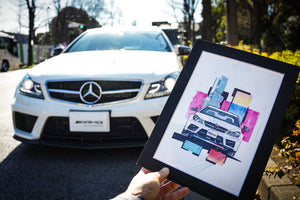 BESPOKE Handmade ARTWORK For Your Car (A5-A4-A3-A2-A1 and A0 Size)