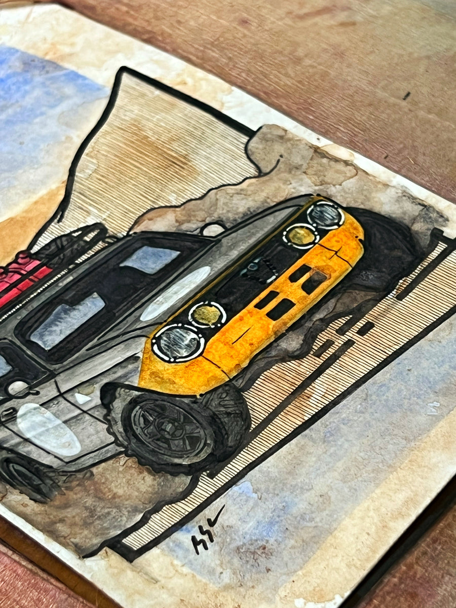 Inspiration from @dropped_oil’s Alfa Romeo | Handmade Artwork