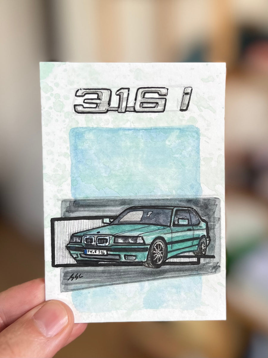 Inspiration from @e36.individual’s BMW | Handmade Artwork