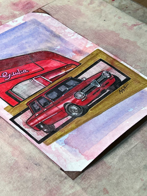 Inspiration from @lucoudes’s Alfa Romeos| Handmade Artwork