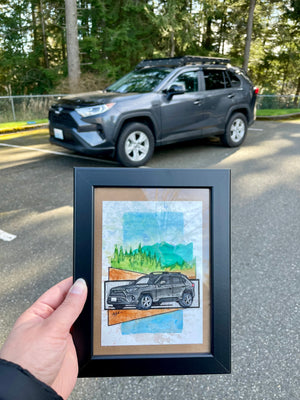 BESPOKE Handmade ARTWORK For Your Car (A7 size, A6 size, A5 size)