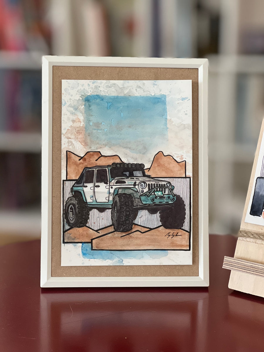 Inspiration from @tiffany.the.jeep’s Wrangler | Handmade Artwork