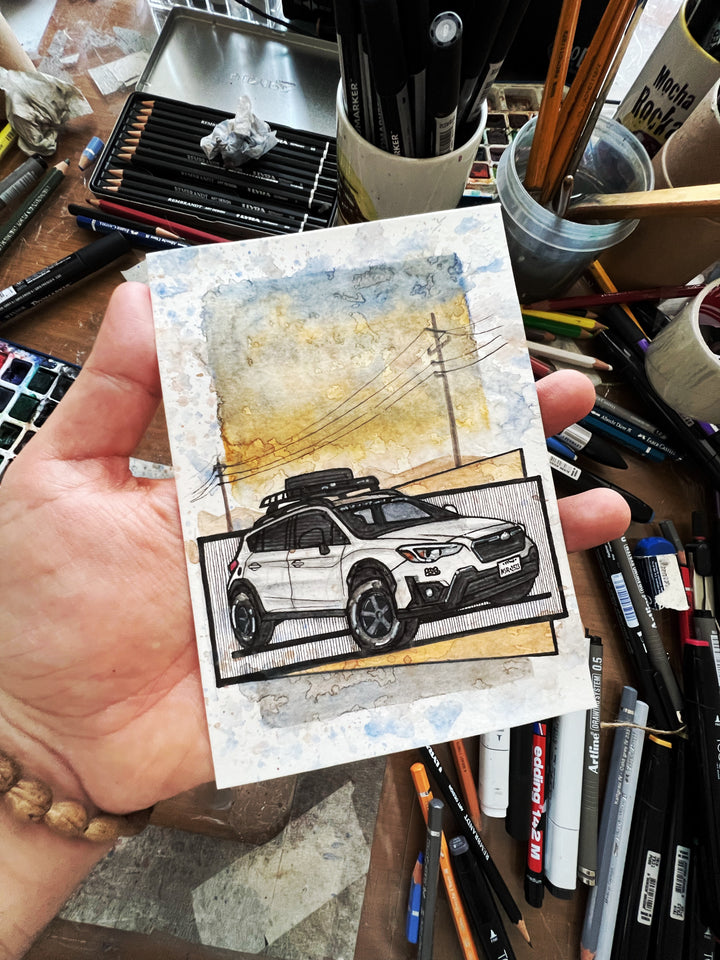 Inspiration from @pearl.the.crosstrek’s Crosstrek/ Handmade Artwork