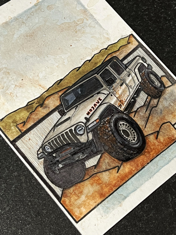 Inspiration from @wildrnss’s Jeep| Handmade Artwork